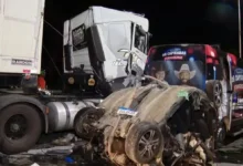 1 de 1 Acidente Espírito Santo - Foto: TV Gazeta