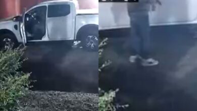 Vídeo registrou momento em que homem faz disparos com arma de fogo. (Imagem: Reprodução)