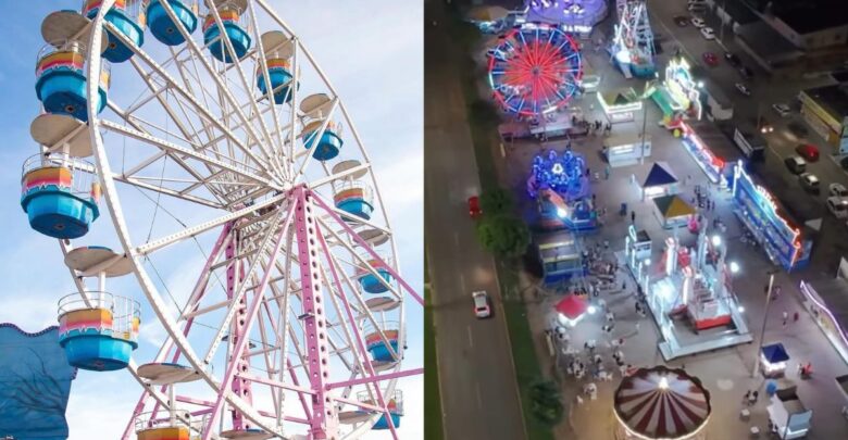 Parque deve chegar a Anápolis na primeira semana de julho (Imagens: Captura de tela/Instagram)