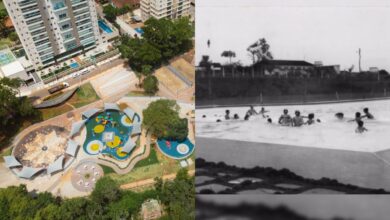 Antes de abrigar os atuais parques da cidade, região já foi um clube social e a sede de um time de futebol (Imagens: Reprodução/Prefeitura de Anápolis e Captura de tela/Instagram)