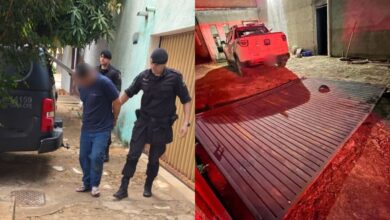 Suspeito foi preso na manhã desta segunda-feira (03) (Imagens: Reprodução)