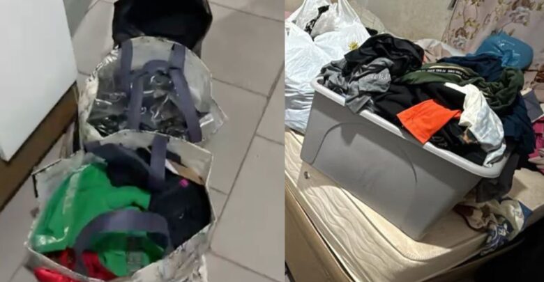 Mulheres foram presas suspeitas de usar comprovantes falsos de Pix para retirar roupas de uma loja em Anápolis. (Foto: Divulgação/PM)