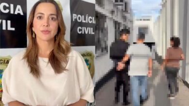 Equipes da DPCA localizaram o suspeito no local onde ele trabalhava, de onde fazia as ligações para intimidar a vítima. (Foto: Reprodução)