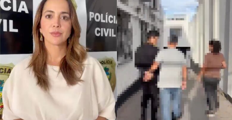 Equipes da DPCA localizaram o suspeito no local onde ele trabalhava, de onde fazia as ligações para intimidar a vítima. (Foto: Reprodução)