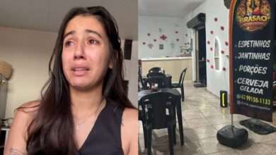 Janaine Rodrigues, dona do Brasaô Espetinhos e Jantinhas, pediu ajuda pela internet. (Foto: Reprodução/Redes Sociais)