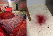 Violência ocorreu após uma discussão entre morador e entregador, em Anápolis (Imagens: Reprodução)
