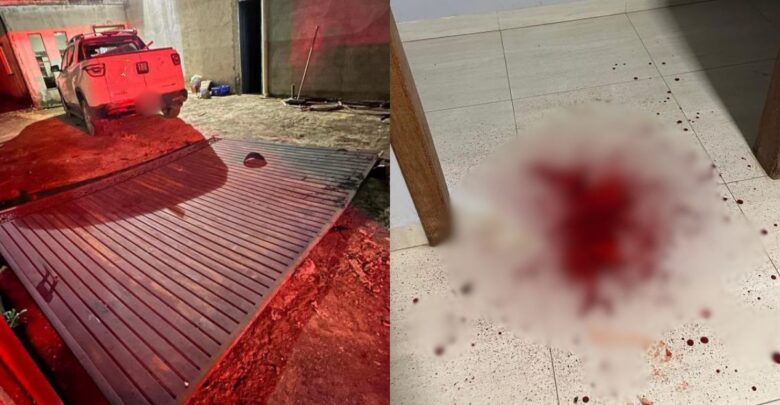 Violência ocorreu após uma discussão entre morador e entregador, em Anápolis (Imagens: Reprodução)