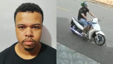 Homem é suspeito de assediar mulheres de Anápolis (Imagens: Divulgação/PCGO)