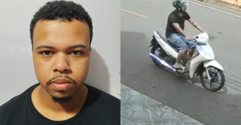 Homem é suspeito de assediar mulheres de Anápolis (Imagens: Divulgação/PCGO)