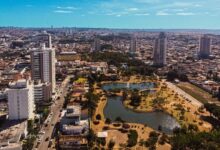 Vista aérea do bairro Jundiaí, em Anápolis. (Foto: Prefeitura de Anápolis)
