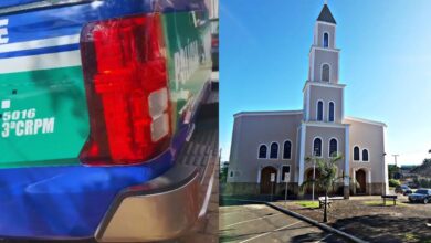 Abordagem aconteceu após o homem tentar entrar na igreja e, segundo relatos, ameaçar pessoas no local. (Foto: Reprodução/Google Maps)